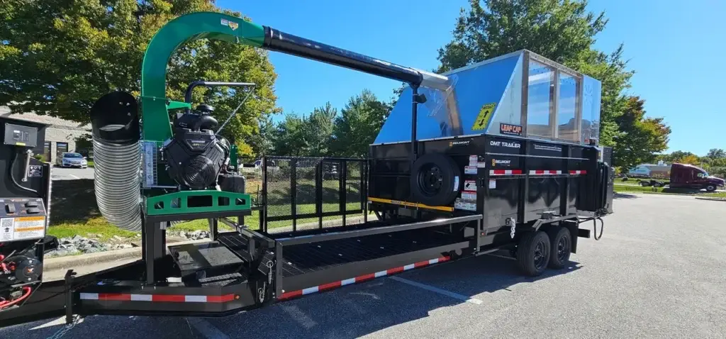 Sunset Industrial Leaf Vacuum Trailer